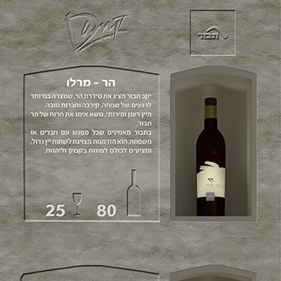 עיצוב גרפי לרול אפ במלון דן באילת